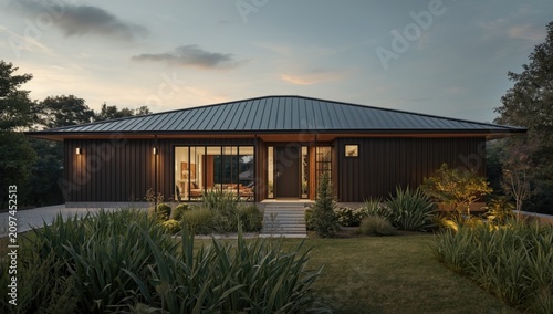 Modern Home Exterior Surrou...