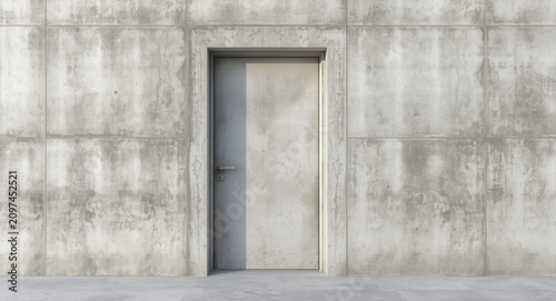 Minimalistic Concrete Wall ...