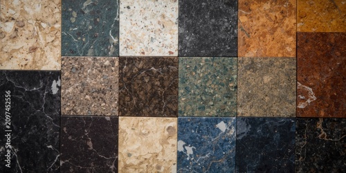 Colorful Mosaic of Marble T...