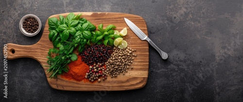 Fresh Herbs and Spices Arra...