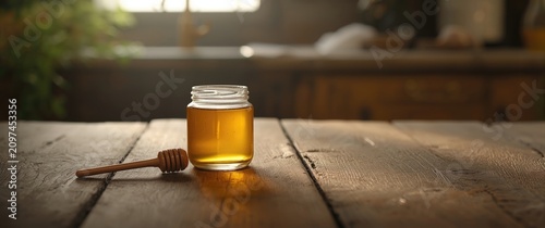 Honey Jar with Wooden Dippe...
