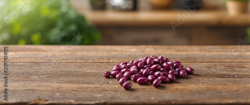 Red Kidney Beans Piled on W...