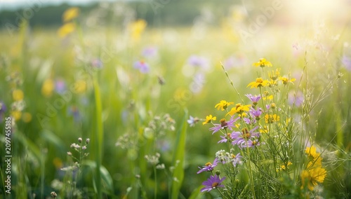 Colorful Wildflowers Bloomi...