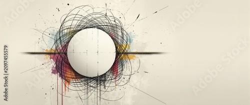 Abstract Circular Design wi...