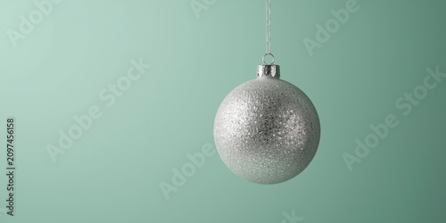 Silver Christmas Ornament H...