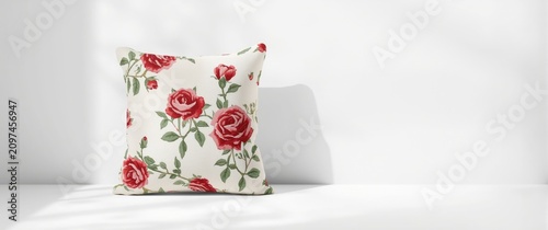 Floral Decorative Pillow wi...