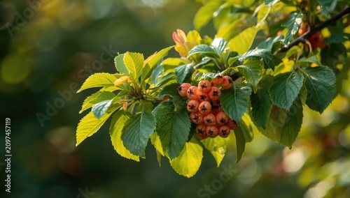 Ripening Berries on a Branc...