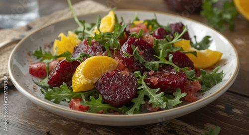Beet Salad with Arugula and...