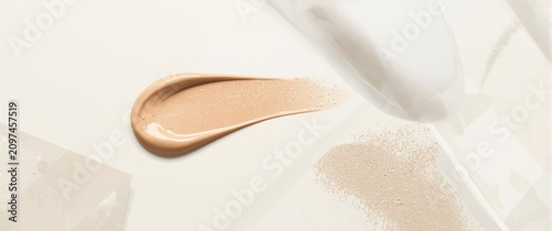 Cosmetic Foundation Swatche...