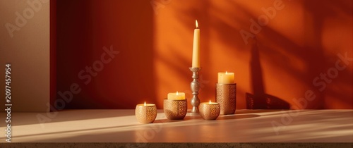 Candles in Various Holders ...