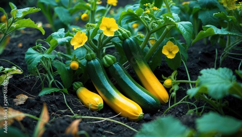 Unripe fresh organic heirlo...