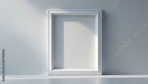Photo frame portrait on a w...