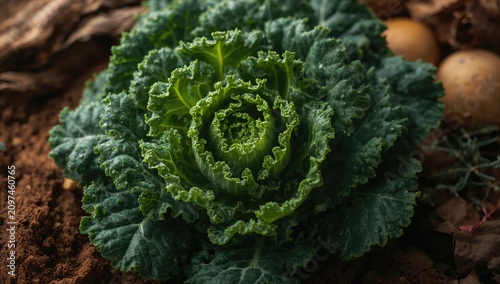 Fresh Green Lettuce Head - ...