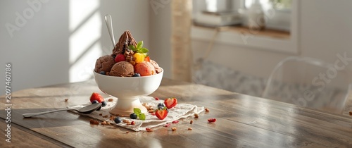Delicious Ice Cream Sundae ...