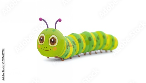 Cartoon Caterpillar Charact...