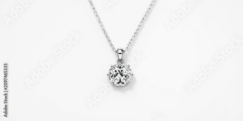 Diamond Pendant Necklace wi...
