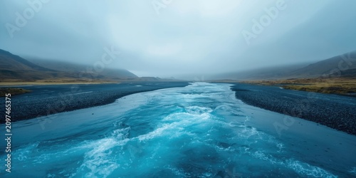 Natural landscape formed by...