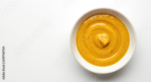 Bowl of Smooth Yellow Sauce...