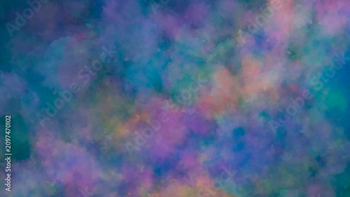Abstract colorful watercolor texture background with blue and violet paint