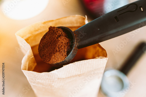 Espresso coffee machine