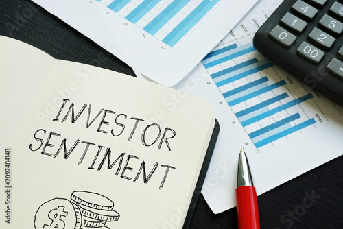 Photos Investor Sentiment Analysis Concept for Stock Market Psychology, Market Trends,