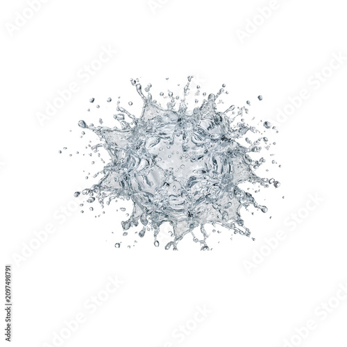 Dynamic Water Splash Explosion