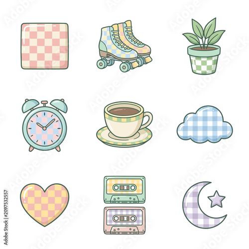 Colorful Flat Design Icons Collection for Creatives.