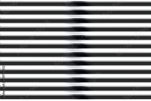 Foto Abstract background of horizontal silver chrome metallic stripes and bars with realistic reflection