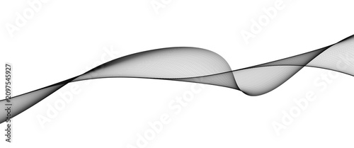 Abstract grey wave background for business and technology presentations