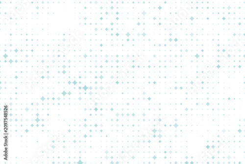 Vászonkép Medical healthcare seamless background. Green blue cross pattern.