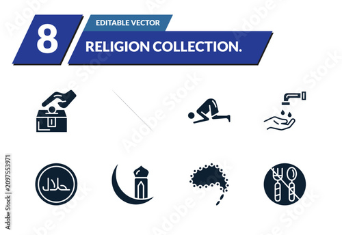 Bild auf Leinwand filled religion collection
