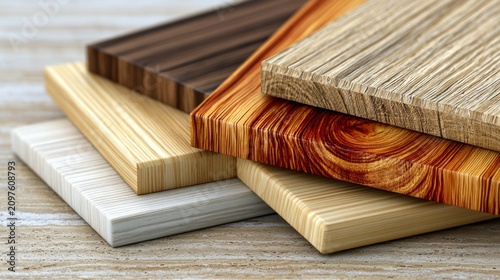 Natural Wood Veneer Collection Featuring Various Textures and Colors for Interior Design Projects