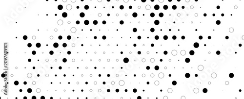 Cuadro en lienzo retro halftone dot wave