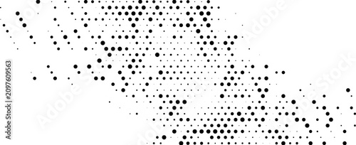 Vászonkép retro halftone dot wave