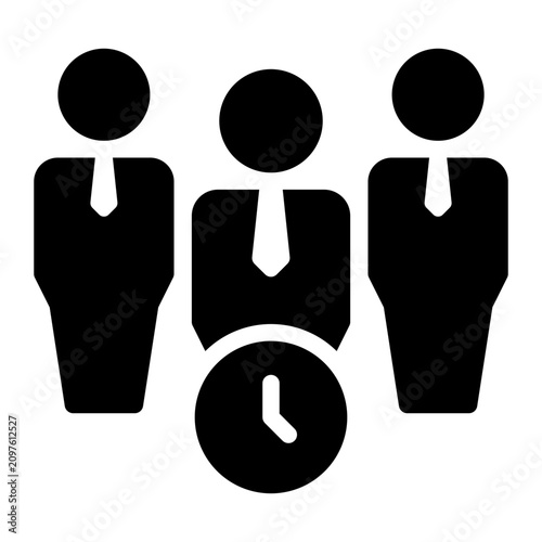 partnership glyph icon