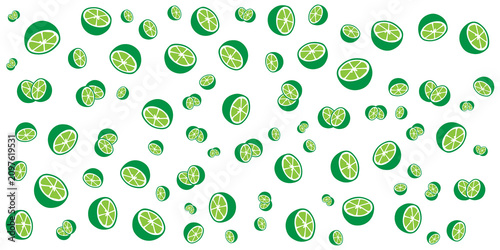 green lime with transparency background seamless pattern