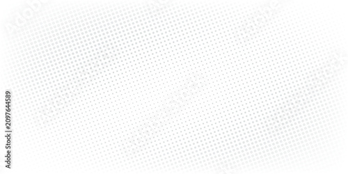 Cuadro en lienzo Grey dotted halftone background