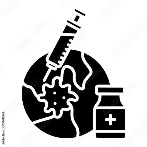 Global Vaccine Immunization Icon