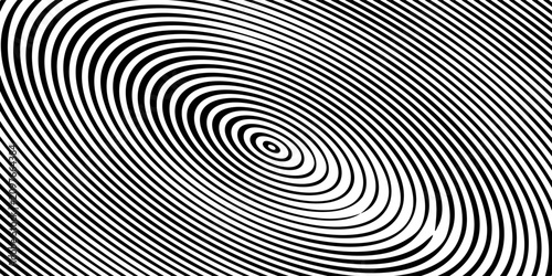 Foto Black concentric circle set