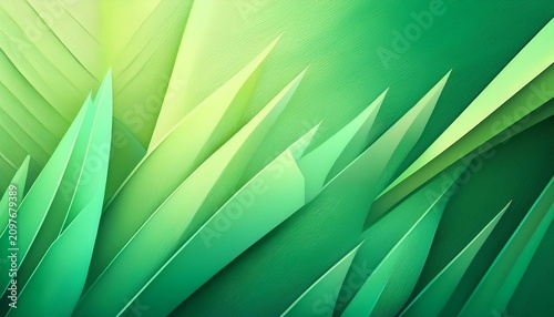 Abstract Gradient Background With Jagged Edges And Soft Green Hues Texture