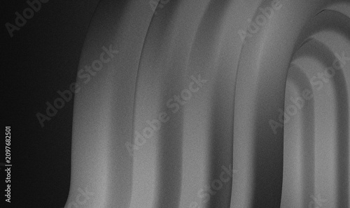 Bild auf Leinwand Abstract background featuring soft curved architectural layers with dramatic chi