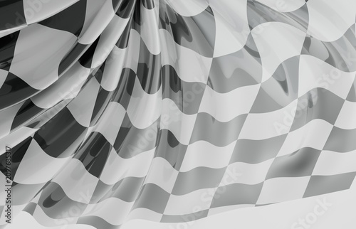 Wavy abstract pattern featu...