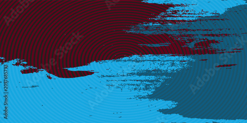 Abstract spiral shape in a grunge style. Vector illustration.