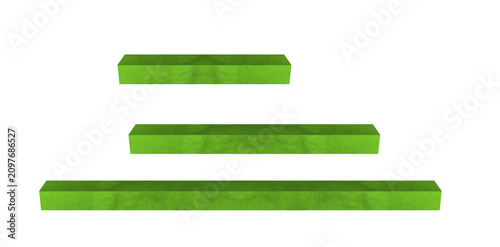 Cuadro en lienzo Beam from beautiful decorative green stone, medium low - horizontal