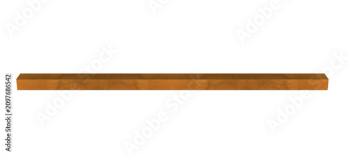 Fotografi Beam from beautiful decorative brown stone, long - horizontal