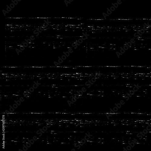 Horizontal Static Lines VHS TV Noise Signal Interference Texture Overlay for Retro Video Effect
