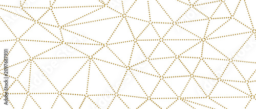Seamless abstract golden ge...