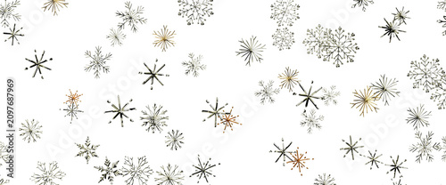 Abstract winter pattern wit...