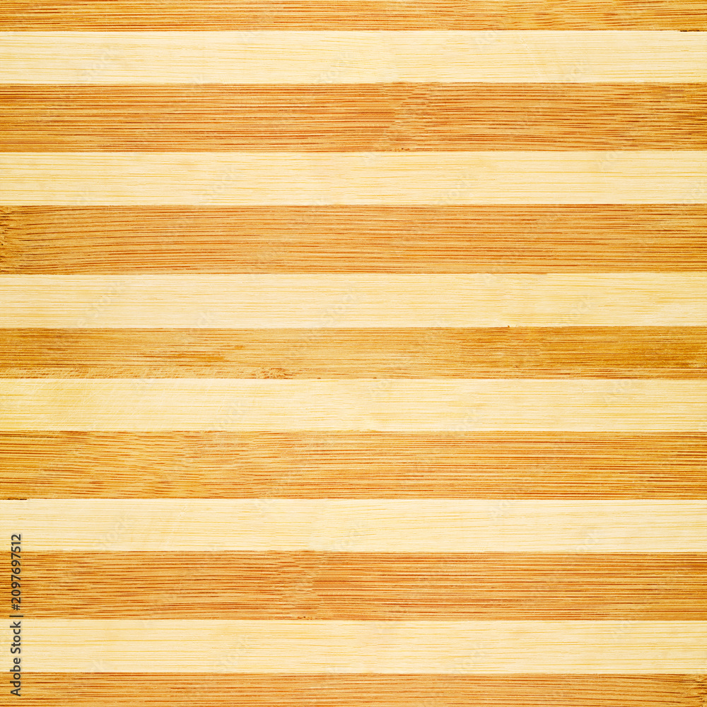 Naklejka premium Horizontal striped bamboo wood textured background