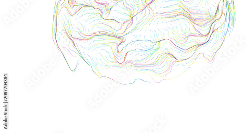 Abstract background with dy...